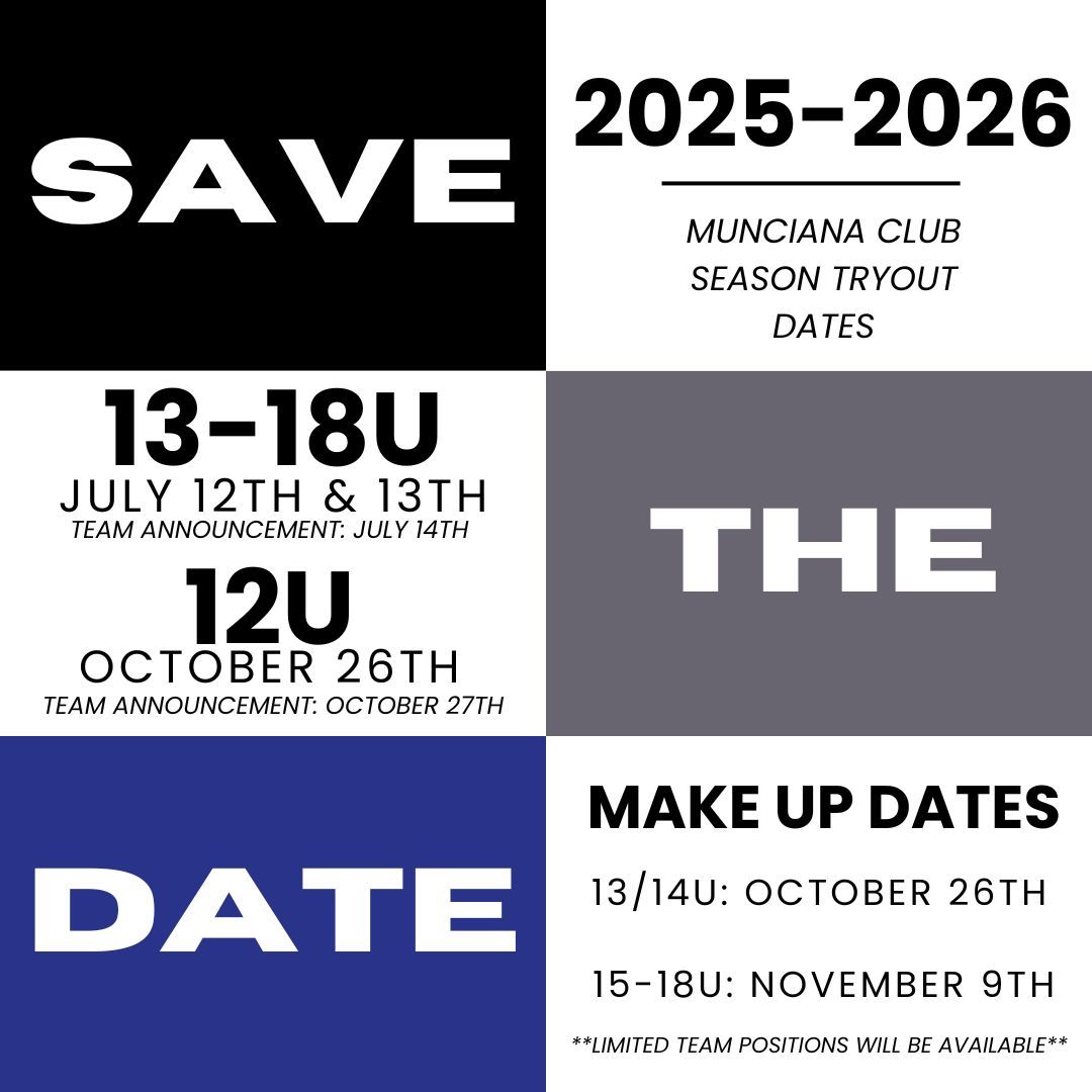 2025-2026 Munciana Club Tryouts